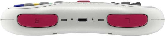8Bitdo M30 2.4g Ασύρματο Gamepad για Switch Λευκό