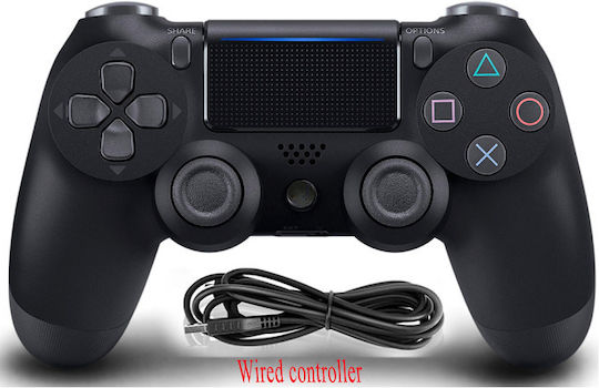 883457 Wired Gamepad for PS4 Black