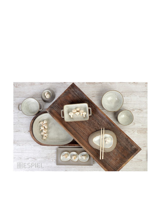 Espiel Spirit Teller Suppe Keramik Beige mit Durchmesser 20.5cm
