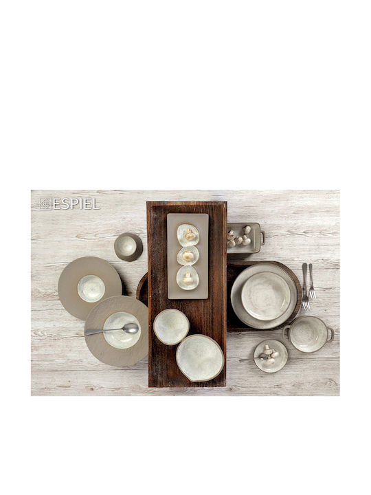 Espiel Spirit Teller Suppe Keramik Beige mit Durchmesser 20.5cm