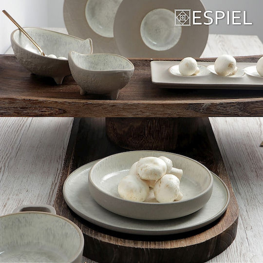 Espiel Spirit Πιάτο Βαθύ Κεραμικό Μπεζ με Διάμετρο 15.3cm