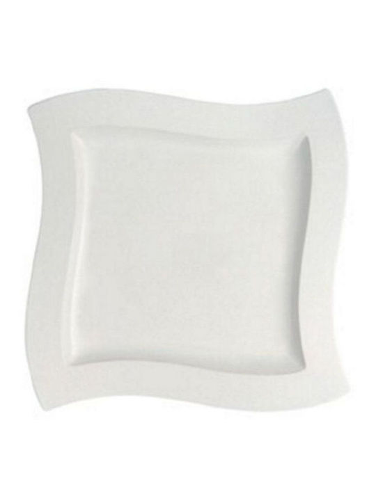 Villeroy & Boch Plate Shallow Square made of Porcelain White 27x27cm