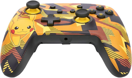 PowerA Camo Storm Pikachu Ενσύρματο Gamepad για Switch Κίτρινο
