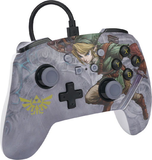 PowerA Valiant Link Ενσύρματο Gamepad για Switch Γκρι