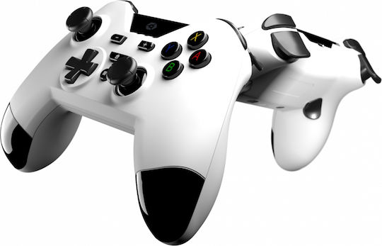Gioteck WX-4 Безжичен Геймпад за PC / Switch Бял