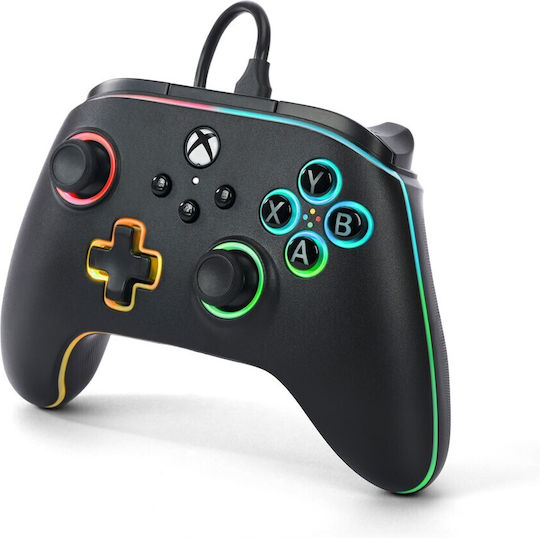 PowerA Advantage Plus RGB Strip Wired Gamepad for Xbox Series with Lumectra