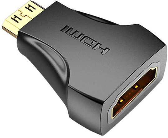 Vention Μετατροπέας mini HDMI male σε HDMI female 1τμχ AISB0