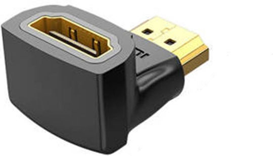 Vention Конвертор HDMI мъжки към HDMI мъжки Черен 1бр AIOB0