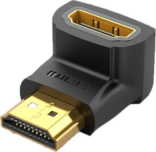 Vention Конвертор HDMI мъжки към HDMI мъжки Черен 1бр AIOB0