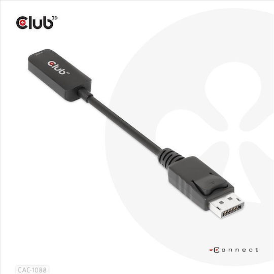 Club3D Konverter DisplayPort männlich zu HDMI weiblich 1Stück CAC-1088