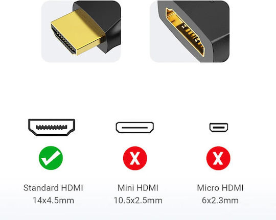 Vention Konverter HDMI männlich zu HDMI weiblich 1Stück AIPB0