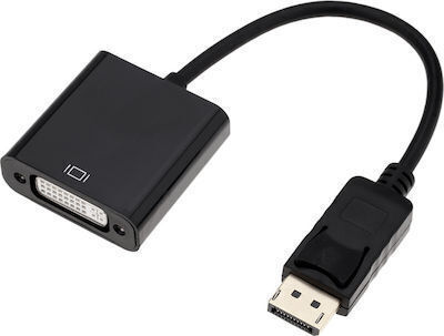 ATC Конвертор DisplayPort мъжки към DVI-I женски Черен 1бр 02.002.0005