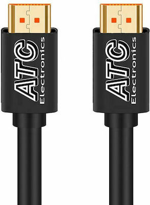 ATC HDMI 2.0 Кабел HDMI мъжки - HDMI мъжки 15м Черно