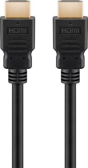 Goobay HDMI 1.4 High Speed 1080p 120Hz Cable HDMI male - HDMI male 15m Μαύρο
