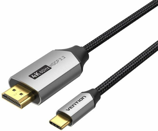 Vention HDMI 2.0 Cablu HDMI de sex masculin - HDMI de sex masculin 1m Negru