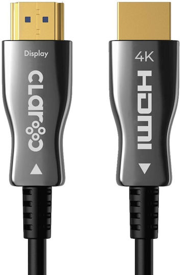 Claroc HDMI 2.0 Кабел HDMI мъжки - HDMI мъжки 50м Черен