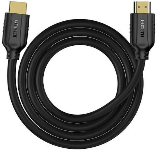 Unitek 4k HDMI 2.0 Premium High Speed 4K 60Hz HDR Cable HDMI male - HDMI male 1.5m Μαύρο