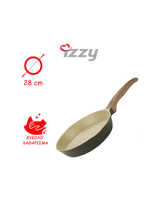 Izzy Natura Elea Pan made of Cast Aluminum with Non-Stick Coating 28cm