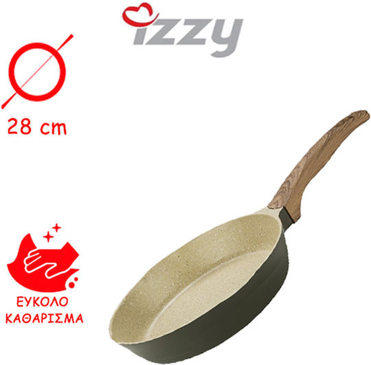 Izzy Natura Elea Τηγάνι από Χυτό Αλουμίνιο με Αντικολλητική Επίστρωση 28cm