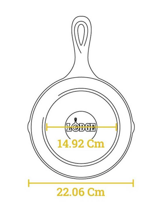 Lodge Pan aus Gusseisen 20.3cm