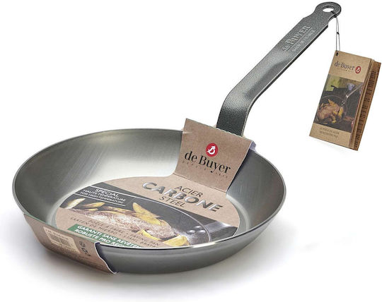 De Buyer Carbone Plus Lyonnaise Τηγάνι από Ανθρακούχο Χάλυβα 24cm