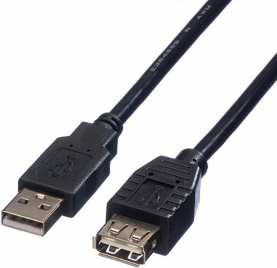 Roline 1.8m USB 2.0 Cable A-Male to A-Female (11.02.8948)