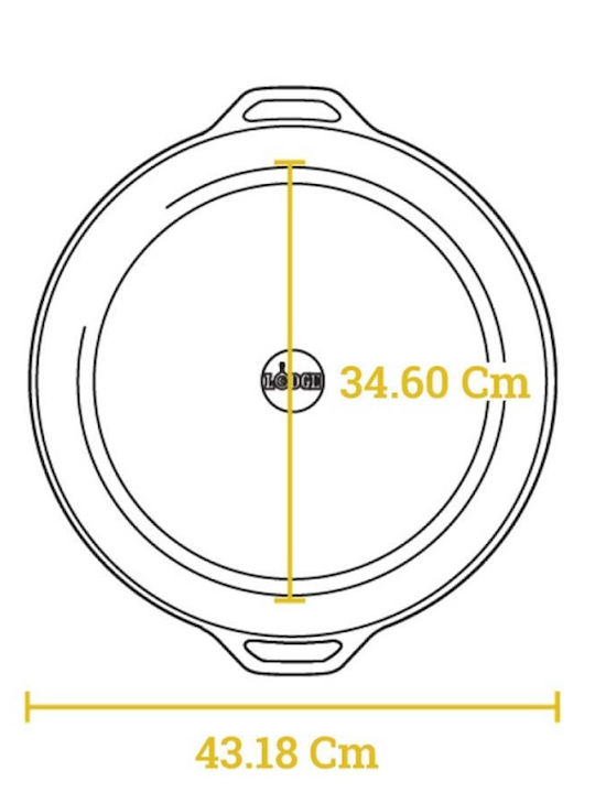Lodge Σαγανάκι από Μαντέμι 43.18cm