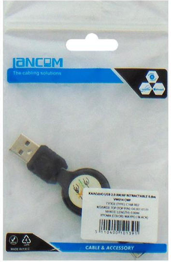 Lancom 0.8m USB 2.0 Cable A-Male to A-Female (VW014)