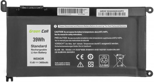 Green Cell Съвместима Батерия за Dell Inspiron Dell 5568, 7560, 5567, 5567, 13 7368, Inspiron 5378, 7460, 5770, 5379, 7570 с 3500mAh