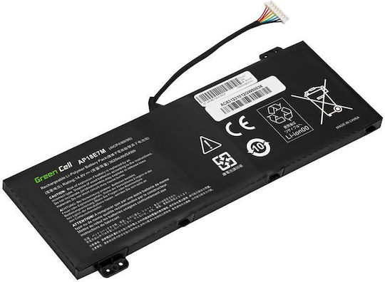 Green Cell Compatible Battery for Acer Aspire with 3733mAh