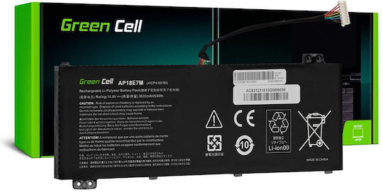 Green Cell Compatible Battery for Acer Aspire with 3733mAh