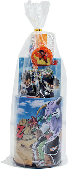 Gim Dragon Ball Παιδικό Σετ Γραφικής Ύλης με Μολύβι, Ξύστρα, Γόμα, Χάρακα και Μολυβοθήκη 7τμχ