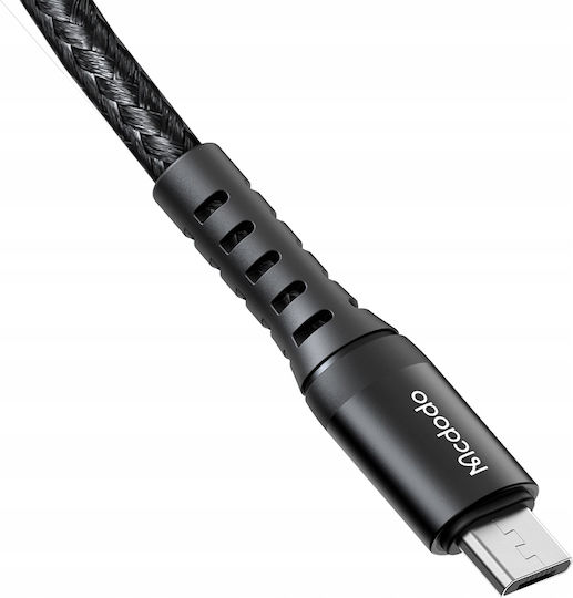 Mcdodo Braided USB 2.0 to micro USB Cable Μαύρο 0.2m (CA-2280)