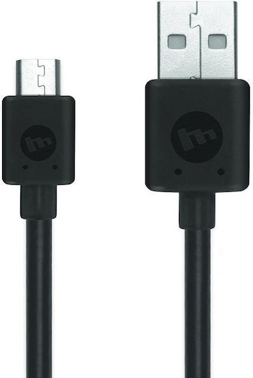 Mophie Regular USB 2.0 to micro USB Cable Μαύρο 0.8m (8003)