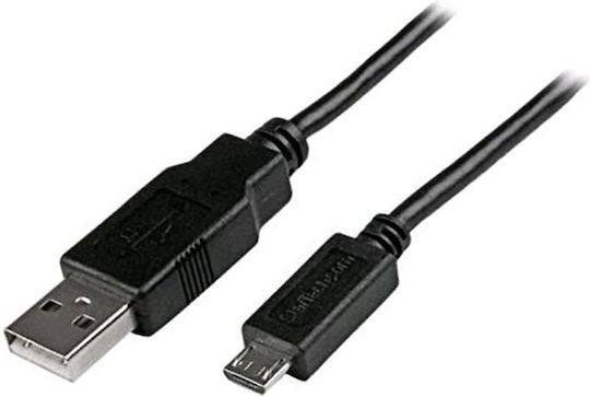 StarTech Regular USB 2.0 to micro USB Cable Μαύρο 0.15m (USBAUB15CMBK)