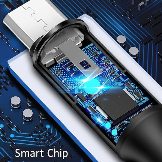 Usams U5 Плетена USB 2.0 до микро USB кабел Червен 1.2м (SJ224USB02) 1бр