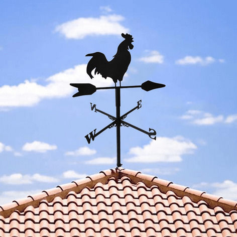 Weather vane Rooster Vintage Decorative Pot Metal 5363377