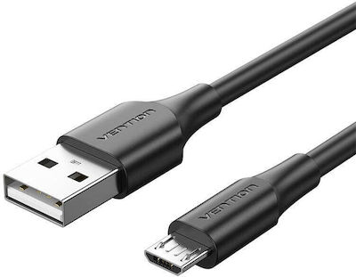 Vention Regulär USB 2.0 auf Micro-USB-Kabel Schwarz 0.25m (056245) 1Stück