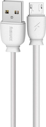 Remax RC-134m 1m Regular USB 2.0 to micro USB Cable White