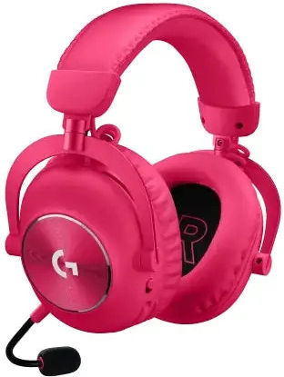 Logitech Pro X 2 Lightspeed Wireless Over Ear Gaming Headset with Connection 3.5mm / Bluetooth Pink
