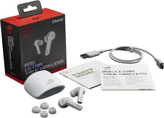 Asus ROG Cetra Wireless In Ear Gaming Headset with Connection Bluetooth White