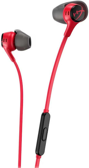 HyperX Cloud Earbuds II In Ear Gaming Headset with Connection 3.5mm Red