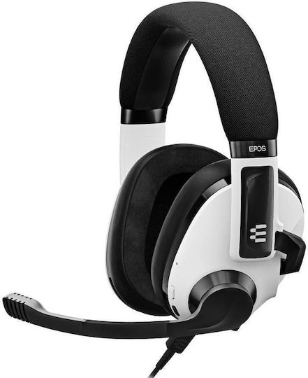 Epos H3 Hybrid Ασύρματο Over Ear Gaming Headset με σύνδεση 3.5mm / Bluetooth / USB Λευκό