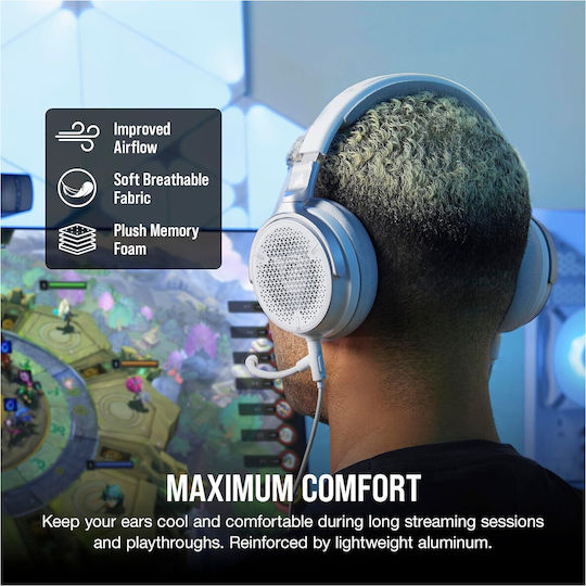 Corsair Virtuoso Pro Over Ear Gaming Headset με σύνδεση 3.5mm