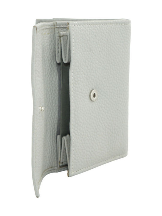 Small Leather Women's Wallet Classic with RFID Gray