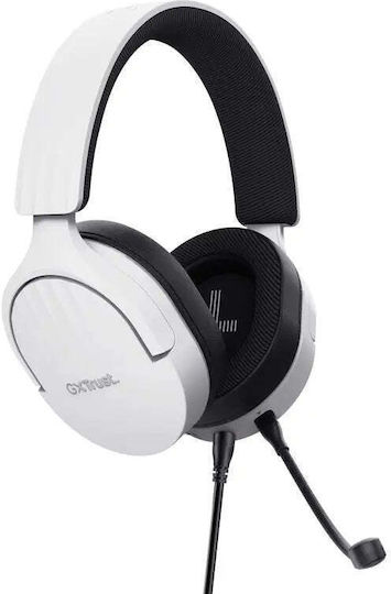 Trust GXT 489 Fayzo Over Ear Gaming Headset με σύνδεση 2x3.5mm Λευκό