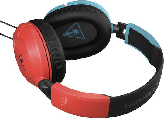 Turtle Beach Recon 50N Over Ear Gaming Headset with 3.5 mm Connectivity Red Blue for Nintendo Switch