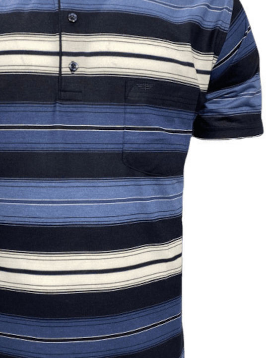 Color Colucci Herren Shirt Polo Riga-blue