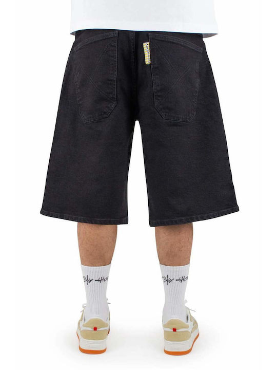 Homeboy X-tra Baggy Herrenshorts Jeans Schwarz