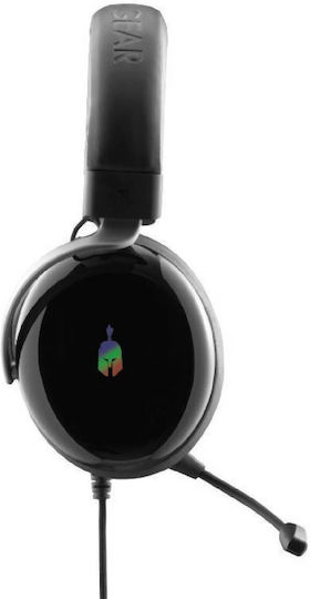 Spartan Gear Clio Надушници Гейминг Слушалки с Свързаност USB / 3,5 мм за PC / PS4 / PS5 / XBOX